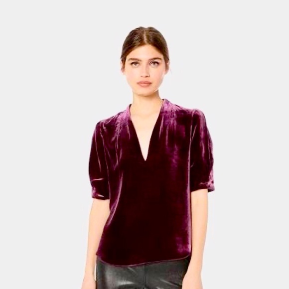 joie ance velvet top